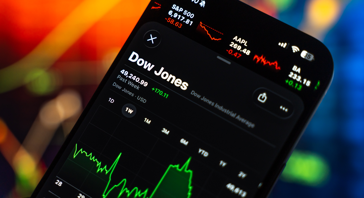 Dow Jones on phone