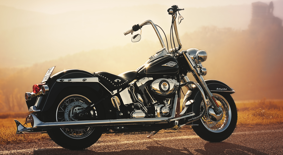Harley Davidson motorbike
