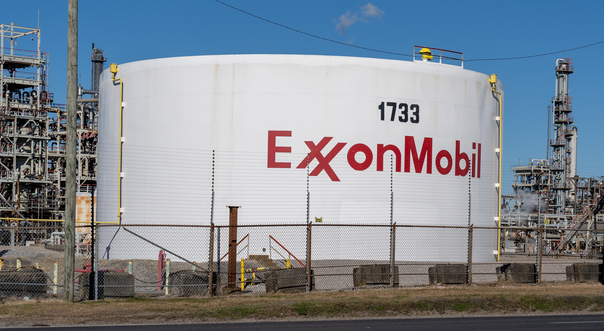 ExxonMobile storage tank